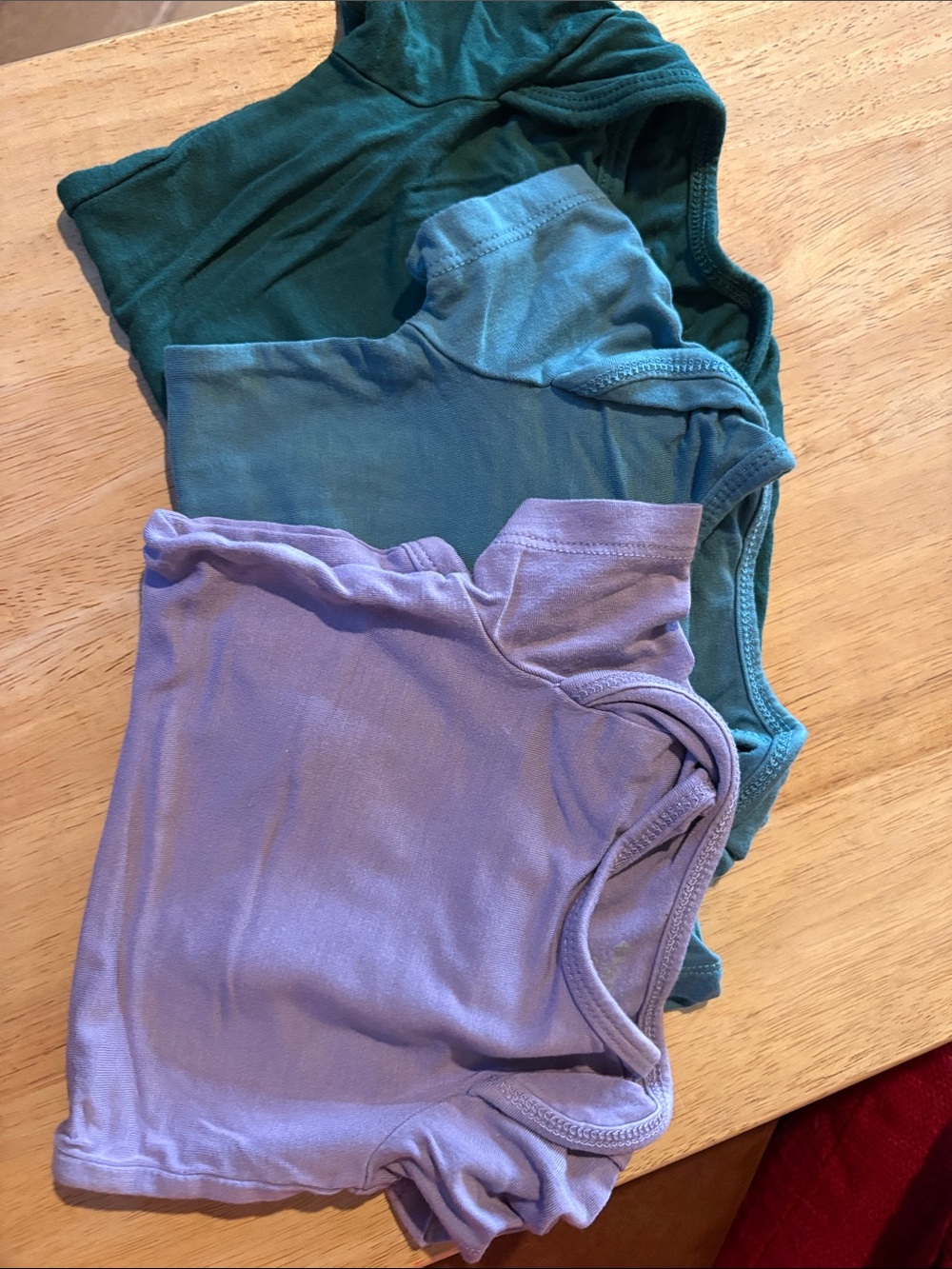 Lot of 3 kyte baby body suits 0-3 months